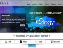 Tablet Screenshot of elantechnologies.com